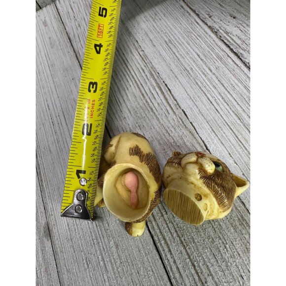 Vtg Harmony Kingdom Pot Bellys PBBKI7 "Porky", Cat Figurine Lil' Mousers 2" Long - Picture 12 of 13